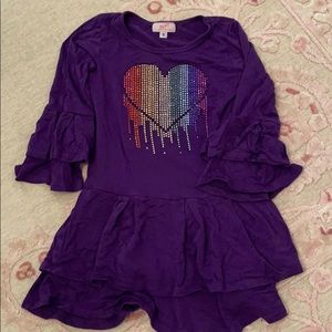 Sofi Purple Heart dress sz 5